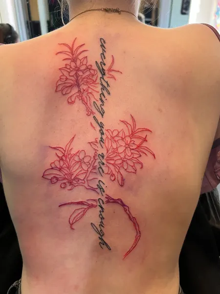 Tattoo af Melissa
